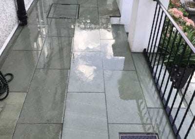 Excel Cleaning Natural Stone Cleaning After Landing Veranda