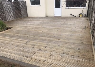 Excel Cleaning Wood Deck Cleaning Before