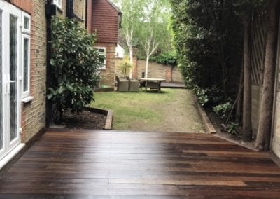 Excel Cleaning Wood Deck Cleaning After